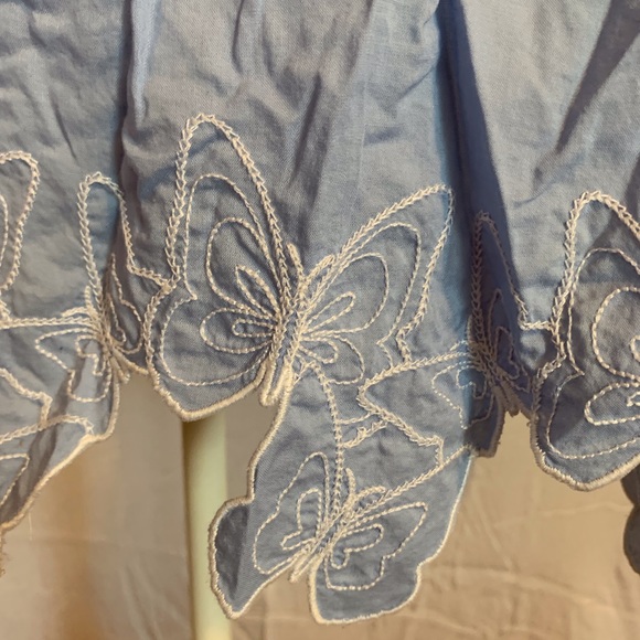 Victoria’s Secret babydoll top w/ butterfly accents - Picture 3 of 6